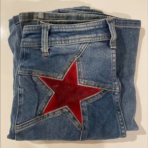 Free People Iconic Flare Firecracker Jeans Stars